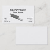 Muffler voor auto's visitekaartje (Voorkant / Achterkant)