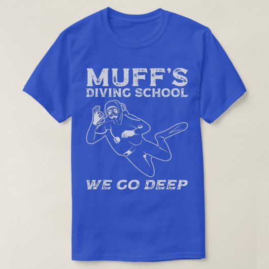 Muffs Diving School 5 T-shirt (Design voorkant)