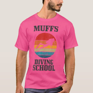 Muffs Diving School  Grappig Scuba Diver Gift T-shirt