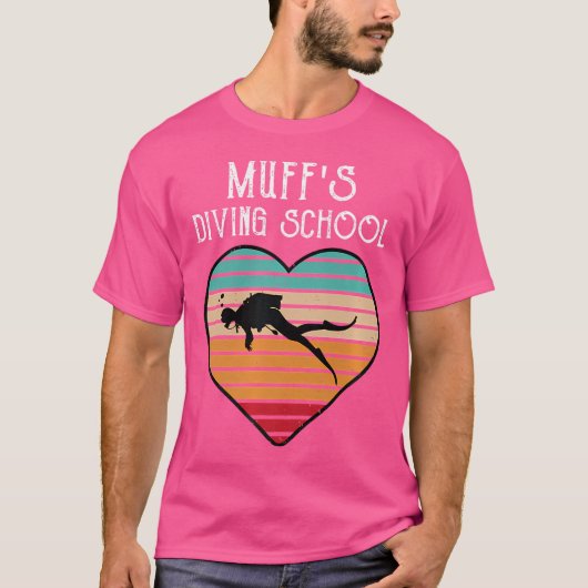 Muffs Diving School T-shirt (Voorkant)