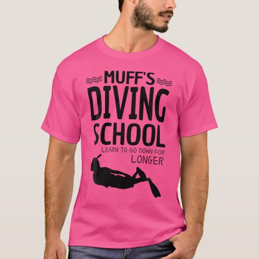 Muffs Diving School T-shirt (Voorkant)