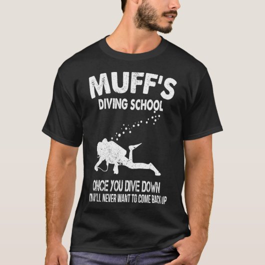 Muffs Diving School  T-shirt (Voorkant)
