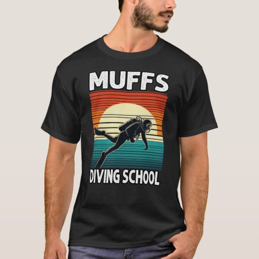 Muffs Diving School T-shirt (Voorkant)
