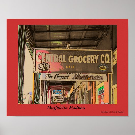 Muffuletta Madness Poster (Voorkant)