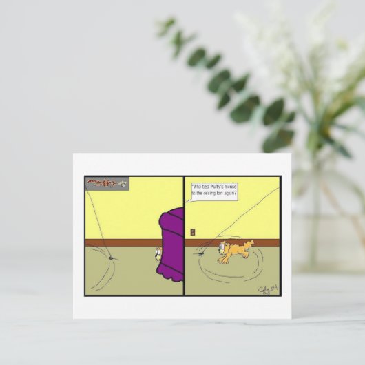 Muffy en de Muis Briefkaart (Staand voorkant)