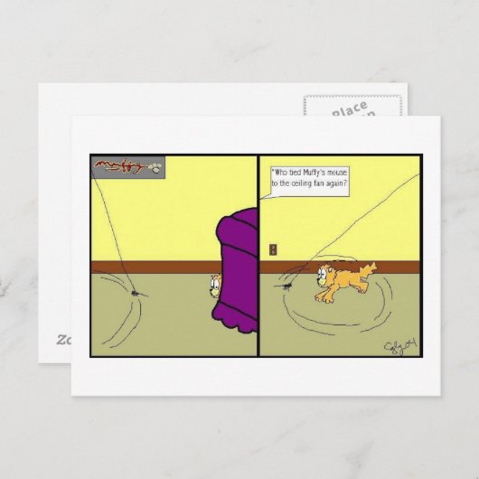 Muffy en de Muis Briefkaart (Voorkant / Achterkant)