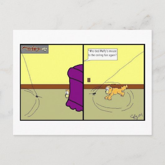 Muffy en de Muis Briefkaart (Voorkant)