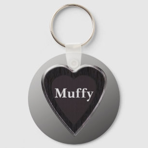 Muffy Heart Keychain