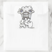 MUFFYN VIERKANTE STICKER (Tas)