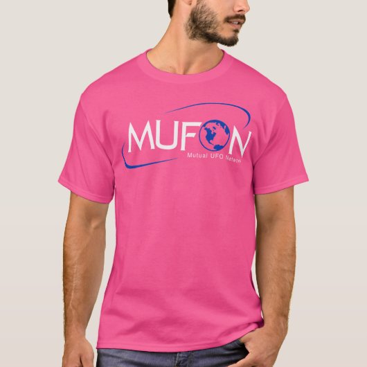 Mufon (Mutual Ufo Network) Ontwerp. T-shirt (Voorkant)