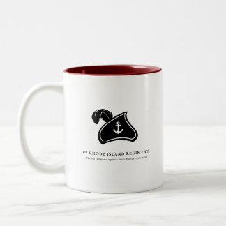 Mug — 1st Rhode Island Regiment Tweekleurige Koffiemok