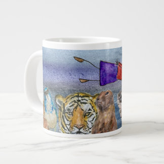 Mug # 2 Joanna Flying over Animals Grote Koffiekop
