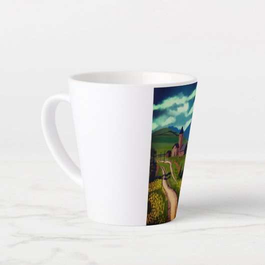 Mug-2- landscape latte mok (Linkerhoek)