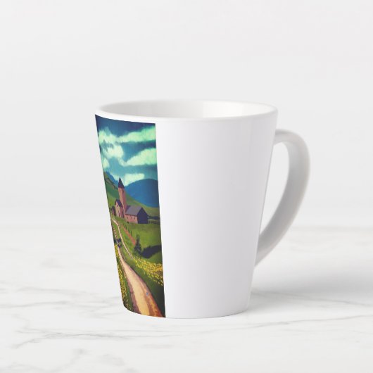Mug-2- landscape latte mok (Rechterhoek)