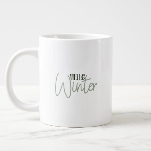 Mug (591 ml) - Hello Winter Grote Koffiekop (Links)