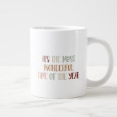 Mug (591 ml) - It's The Most Wonderful Time Grote Koffiekop (Rechts)