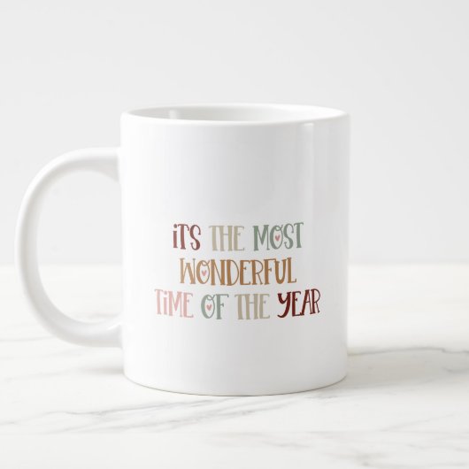 Mug (591 ml) - It's The Most Wonderful Time Grote Koffiekop (Links)