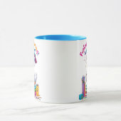 Mug 'Aangespoord door leren Gans' – Leuk voor teru Mok (Midden)