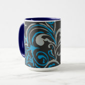 Mug Abstract design  Mok (Voorkant links)