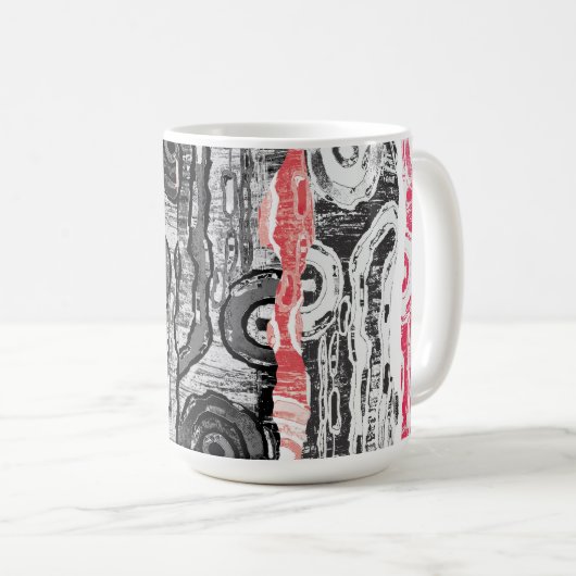 Mug – Abstract Land Koffiemok (Voorkant rechts)