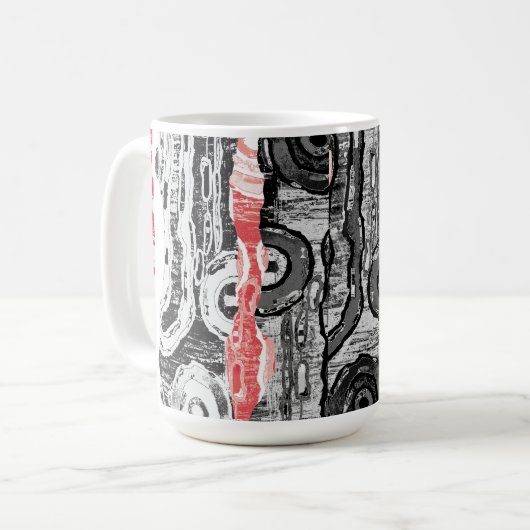 Mug – Abstract Land Koffiemok (Voorkant links)