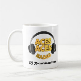 mug Aces logo Moonshinemickey Koffiemok