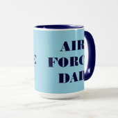 Mug Air Force Dad Mok (Voorkant rechts)