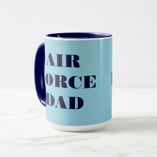 Mug Air Force Dad Mok (Voorkant links)