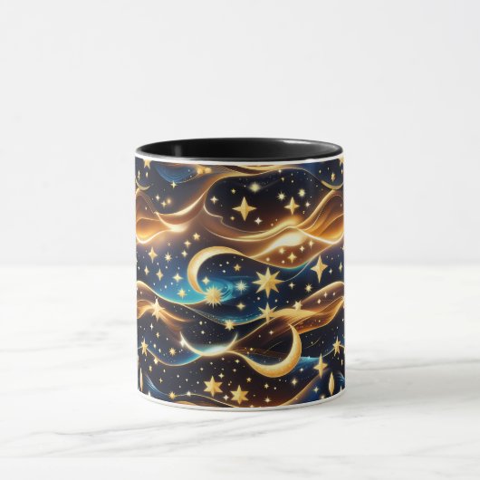 Mug - Amber Celestial Moon Mok (Midden)