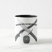 Mug AMERICAN SURVIVALIST Mok (Midden)