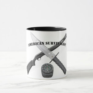 Mug AMERICAN SURVIVALIST Mok