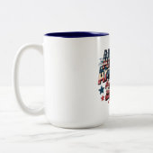MUG AMERIKA2026grappig Tweekleurige Koffiemok (Links)