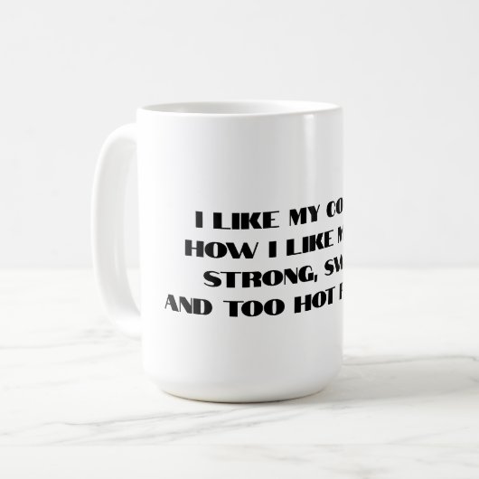 Mug amusant koffiemok (Voorkant links)