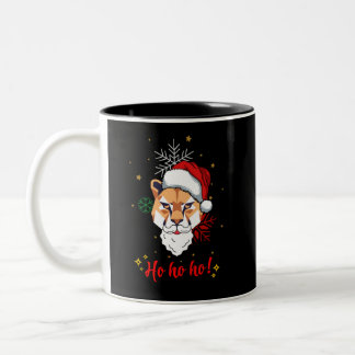 mug animal ho ho ho  tweekleurige koffiemok