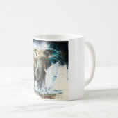 Mug art abstract olifant koffiemok (Voorkant rechts)