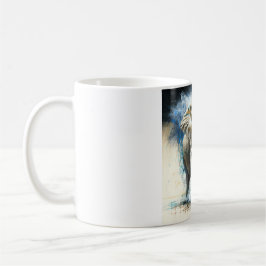 Mug art abstract olifant koffiemok
