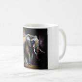 Mug art abstract olifant koffiemok (Voorkant rechts)