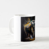 Mug art abstract olifant koffiemok (Voorkant links)