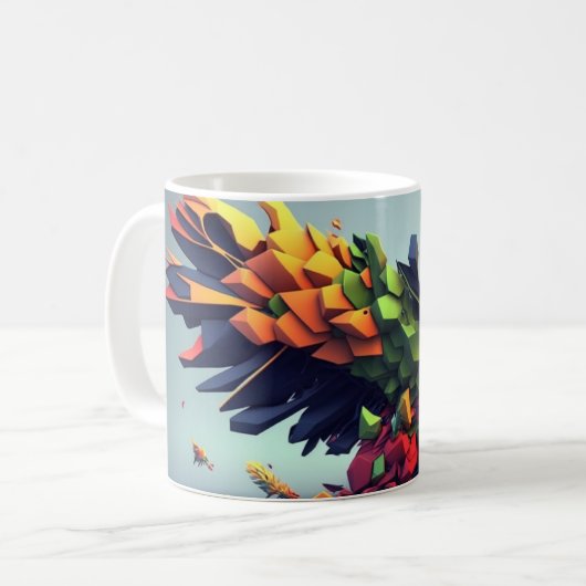 Mug art abstracte Aigle Koffiemok (Voorkant links)