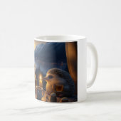 Mug art abstracte Hison Koffiemok (Voorkant rechts)