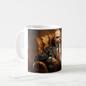 Mug art abstracte Poetin Koffiemok (Voorkant links)