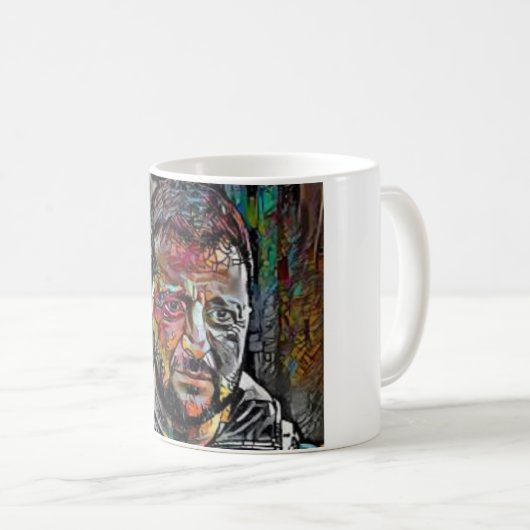 Mug art abstracte Zelensky Koffiemok (Voorkant rechts)