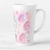 Mug avec ange et cœur – Cadeau amour éternel Latte Mok (Rechts)