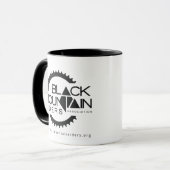 Mug B&W Black Mountain Riders Mok (Voorkant links)