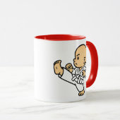 Mug baby karatéka in werking. mok (Voorkant rechts)