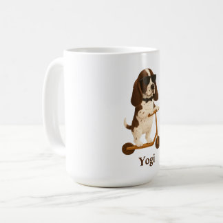Mug Basset Hound Scooter Koffiemok