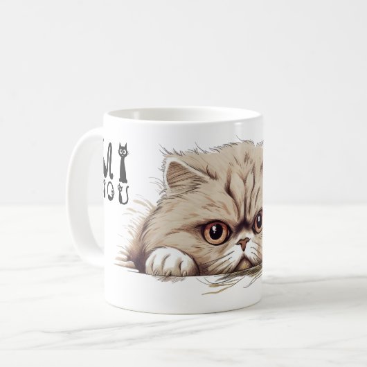 Mug BEAUX CHATS MINOU 01 Koffiemok (Voorkant links)