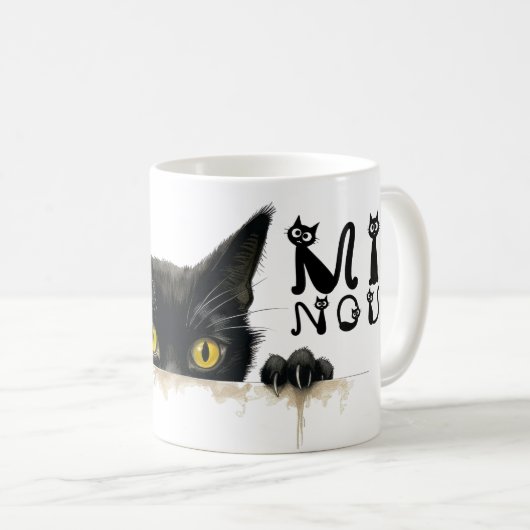 Mug BEAUX CHATS MINOU 03 Koffiemok (Voorkant rechts)