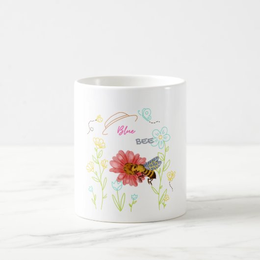 Mug Bee Blue Koffiemok (Center)