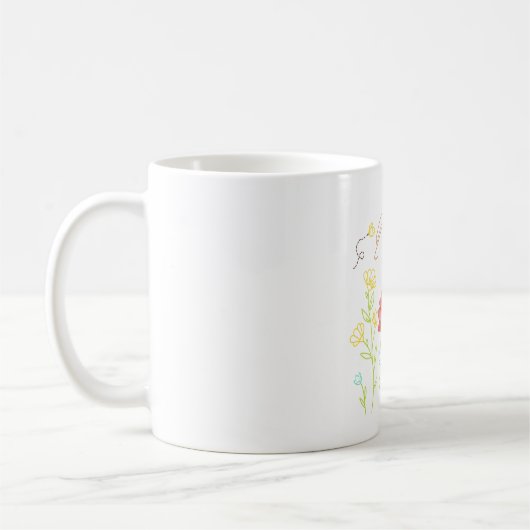 Mug Bee Blue Koffiemok (Links)